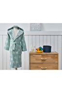 Özdilek Peace Birds Kapüşonlu Peştamal Çocuk Bornozu 7/8 Yaş