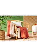 Özdilek Colourist Ponponlu Çift Kişilik Çift Taraflı Pamuklu Battaniye 180x220 cm