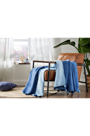 Özdilek Colourist Ponponlu Tek Kişilik Çift Taraflı Pamuklu Battaniye 150x200 cm