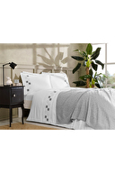 Özdilek Chess Çift Kişilik Triko Battaniyeli Nevresim Takımı