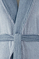 Sadem Organik Plaid Şal Yaka Bornoz