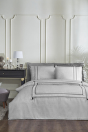 Sadem Organik Neutral Çift Kişilik Saten Nevresim Takımı