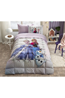 Özdilek Frozen Frosted Tek Kişilik Disney Lisanslı Lastikli Çarşaf Çocuk Uyku Seti