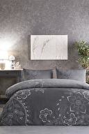 Özdilek Vintage Lily Çift Kişilik Soft Life Saten Nevresim Takımı