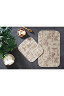 Özdilek Stone 2'li Embos Banyo Paspası