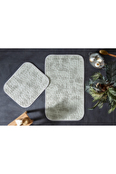 Özdilek Stone 2'li Embos Banyo Paspası