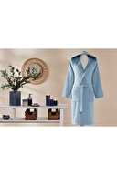 Özdilek Bright Kadife Kapüşonlu Bornoz