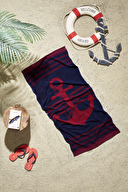 Özdilek Nice Denim Anchor Plaj Havlusu 70x150 cm
