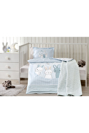 Özdilek Hello Rabbit Battaniyeli Bebek Nevresim Takımı
