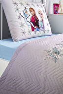 Özdilek Frozen Forsted Tek Kişilik Disney Lisanslı Lastikli Çarşaf Kapitone Çocuk Nevresim Takımı