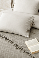 Özdilek Natural Çift Kişilik Pikeli Nevresim Takımı