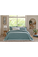 Özdilek Sarmaşık Çift Kişilik Jakar Biyeli Pike Takımı