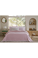 Özdilek Sarmaşık Çift Kişilik Jakar Biyeli Pike Takımı