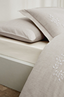 Özdilek Daniela Çift Kişilik Nakışlı Saten Nevresim Takımı