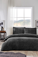 Özdilek Noir King Size Lastikli Çarşaf Nevresim Takımı