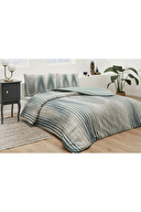 Özdilek Modern Ikat Çift Kişilik Soft Life Saten Nevresim Takımı