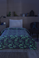 Özdilek Dinosaur Glow In The Dark Tek Kişilik Battaniye 150x220 cm