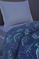 Özdilek Dinosaur Glow In The Dark Tek Kişilik Battaniye 150x220 cm