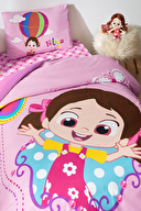 Özdilek Niloya Kelebek Tek Kişilik Lisanslı Lastikli Çarşaf Çocuk Nevresim Takımı