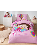 Özdilek Niloya Kelebek Tek Kişilik Lisanslı Lastikli Çarşaf Çocuk Nevresim Takımı