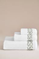 Cottons & Clouds Wicker Nakışlı El ve Yüz Havlusu 50 x 100 cm