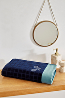 Cottons & Clouds Tennis Nakışlı Kadife Banyo Havlusu 90 x 170 cm