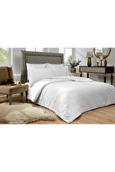 Özdilek Geometrik Çift Kişilik Jakarlı Saten Nevresim Takımı