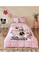 Özdilek Minnie Garden Tek Kişilik Disney Uyku Seti
