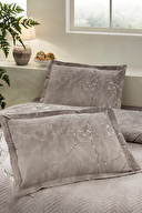 Özdilek White Sakura Çift Kişilik Kapitone Nevresim Takımı