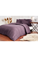 Özdilek Geometrik Çift Kişilik Jakarlı Saten Nevresim Takımı