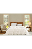 Cottons & Clouds Striped Waffle Throw Örtü 140 x 200 cm