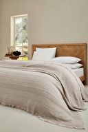 Cottons & Clouds Weave Waffle Throw Örtü 140 x 200 cm