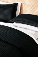 Cottons & Clouds Checked Çift Kişilik Yatak Örtüsü 260 x 270 cm