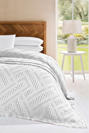 Cottons & Clouds Abstract Çift Kişilik Yatak Örtüsü 240 x 250 cm