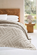 Cottons & Clouds Abstract Çift Kişilik Yatak Örtüsü 240 x 250 cm