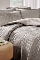 Özdilek White Sakura Çift Kişilik Yatak Örtülü Nevresim Takımı