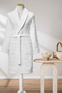 Özdilek Corallo Kadife Şal Yaka Bornoz