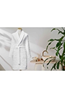 Özdilek Corallo Kadife Şal Yaka Bornoz