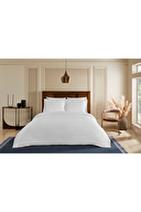 Cottons & Clouds Natura Lastikli Çarşaf King Size Nakışlı Saten Nevresim Takımı