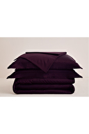 Cottons & Clouds Soft Colors Lastikli Çarşaf Süper King Size Saten Nevresim Takımı