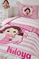 Özdilek Niloya Yağmur Tek Kişilik Lisanslı Lastikli Çarşaf Çocuk Nevresim Takımı