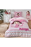 Özdilek Niloya Yağmur Tek Kişilik Lisanslı Lastikli Çarşaf Çocuk Nevresim Takımı