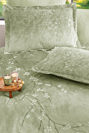 Özdilek Sakura Çift Kişilik Lastikli Çarşaf Nevresim Takımı