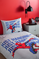 Özdilek Spiderman Blue Web Tek Kişilik Lisanslı Lastikli Çocuk Nevresim Takımı