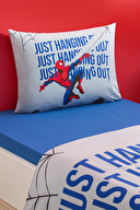 Özdilek Spiderman Blue Web Tek Kişilik Lisanslı Lastikli Çocuk Nevresim Takımı