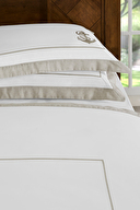 Cottons & Clouds Anchor Lastikli Çarşaf King Size Nakışlı Saten Nevresim Takımı