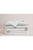 Cottons & Clouds Anchor Lastikli Çarşaf King Size Nakışlı Saten Nevresim Takımı