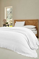 Cottons & Clouds Weave Waffle Throw Örtü 160 x 245 cm