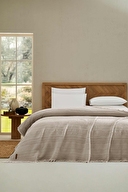 Cottons & Clouds Weave Waffle Throw Örtü 160 x 245 cm