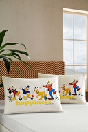 Özdilek Mickey Mouse Nomadic Disney Lisanslı 2'li Yastık Kılıfı
